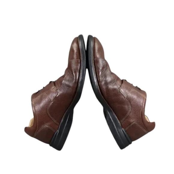 Johnston & Murphy Shoes Mens 10 Oxford Derby Casual Dress Leather Comfort Brown main image 9